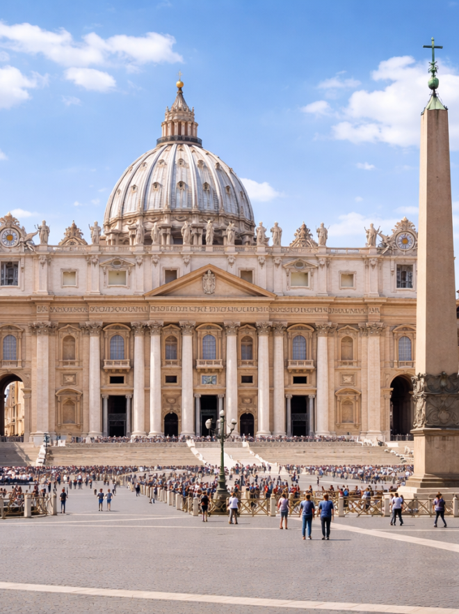 crowd-visiting-st-peter-basilica-night