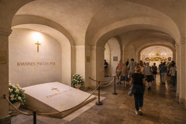 Access to the Vatican Grottoes