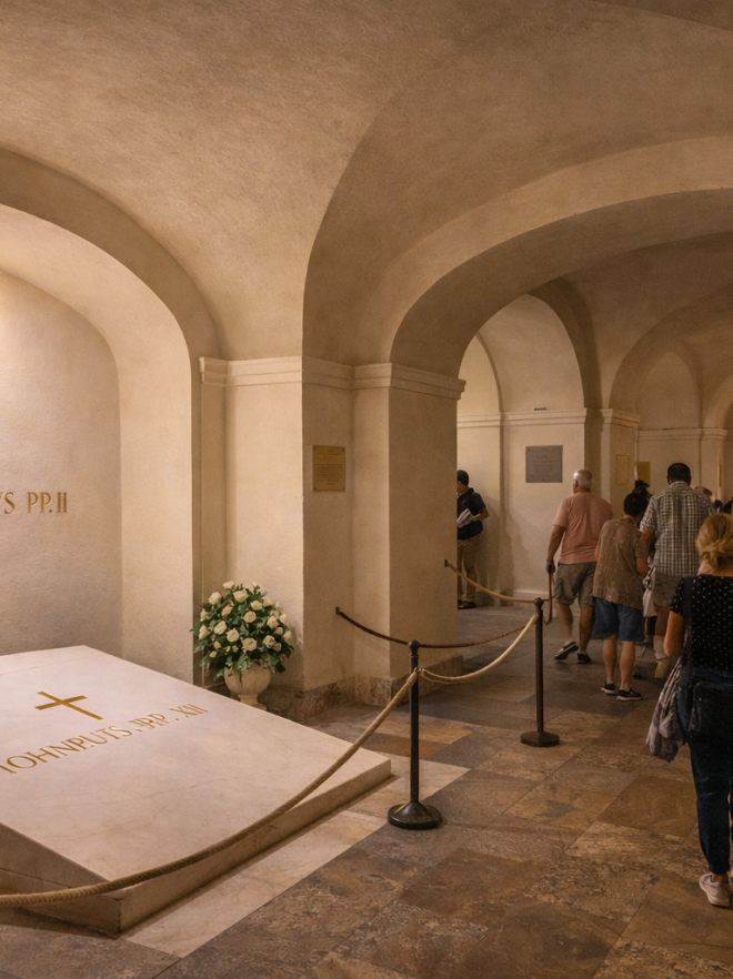 Access to the Vatican Grottoes